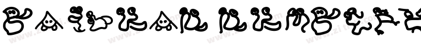 Baiduan Number字体转换